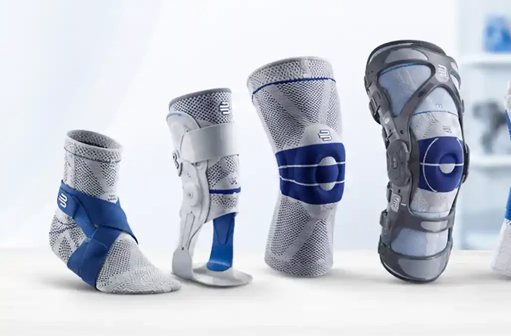 Bauerfeind Bandagen & Orthesen bei Ortho Bissegger: GenuTrain, MalleoTrain, EpiTrain & Co.